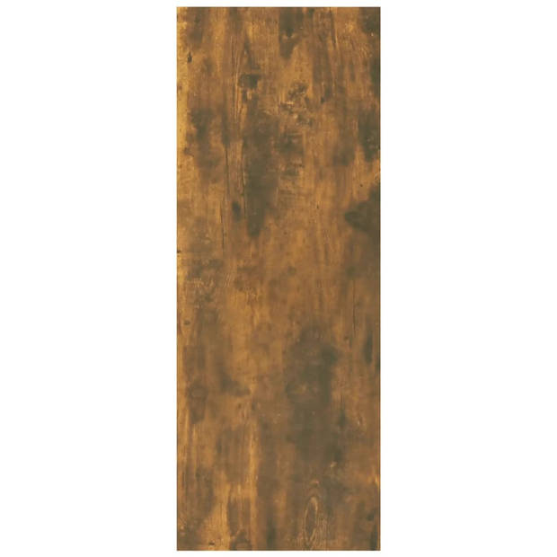 vidaXL Wandtafel 78x30x80 cm bewerkt hout gerookt eikenkleurig