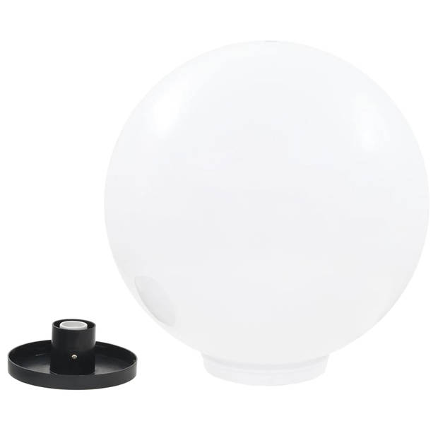 vidaXL LED-bollampen 2 st rond 50 cm PMMA