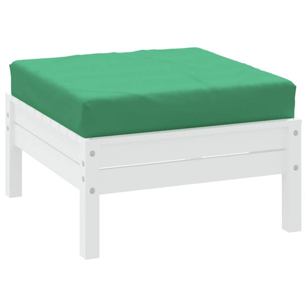 The Living Store Palletkussen Groen - Oxford Stof - 60 x 60 x 8 cm - Waterafstotend