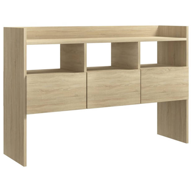 vidaXL Dressoir 105x30x70 cm bewerkt hout sonoma eikenkleurig