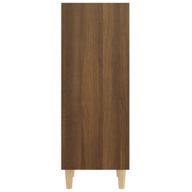 The Living Store Dressoir Bedoelde voor Kamer - 34.5 x 32.5 x 90 cm - Bruineiken