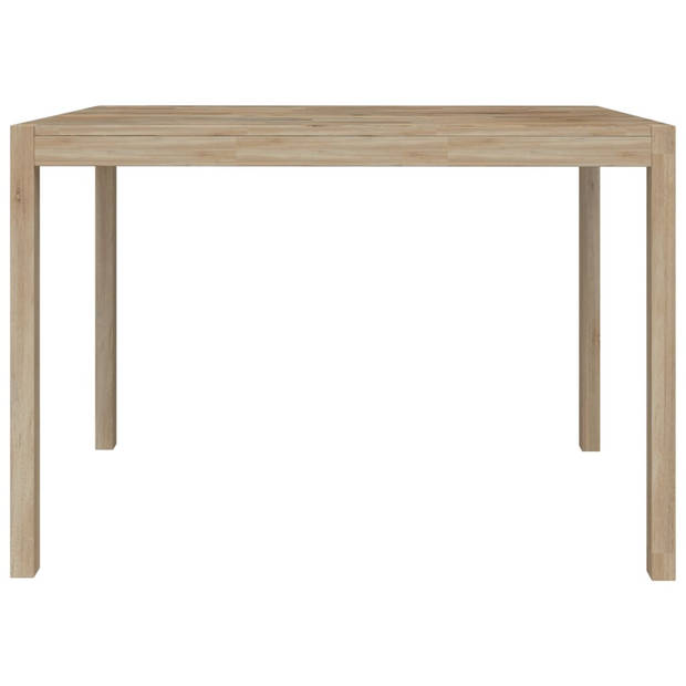 vidaXL Eettafel 110x70x75 cm massief acaciahout