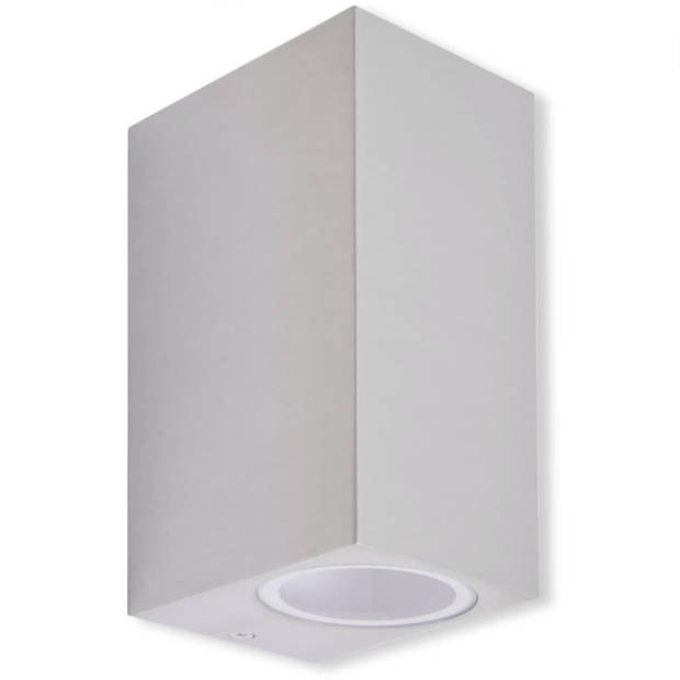 vidaXL Wandlamp buiten boven en onder licht 2 stuks