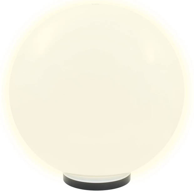 vidaXL LED-bollampen 2 st rond 50 cm PMMA