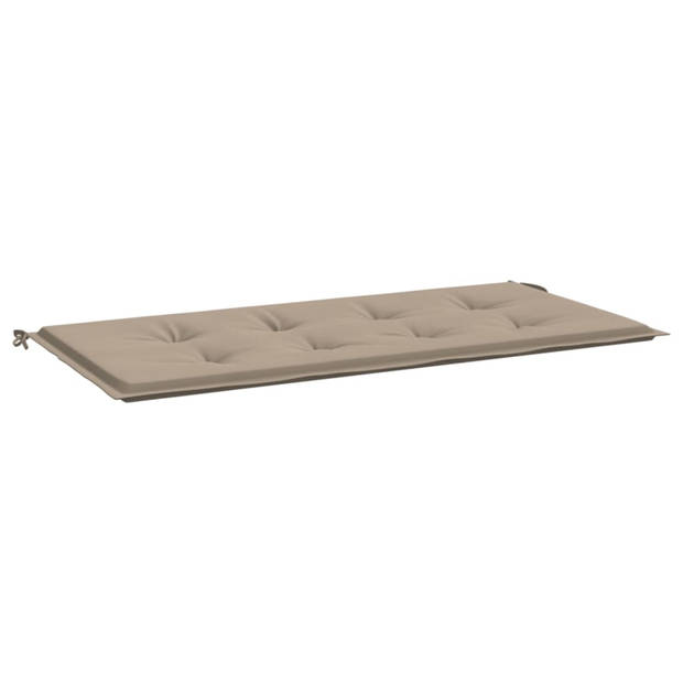 vidaXL Tuinbankkussen 120x50x3 cm oxford stof taupe