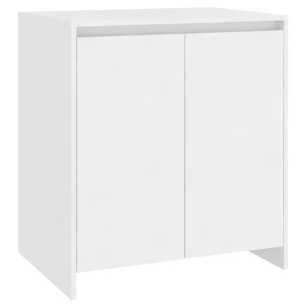 vidaXL Dressoir 70x41x75 cm bewerkt hout wit