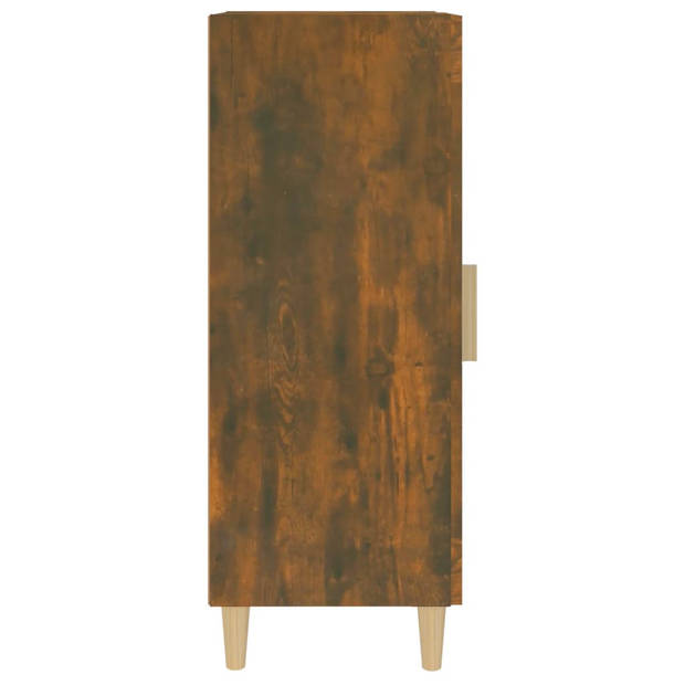 The Living Store Dressoir - gerookt eiken - 34.5 x 34 x 90 cm - Duurzaam bewerkt hout