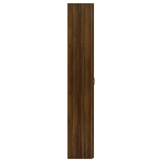 vidaXL Kantoorkast 60x32x190 cm bewerkt hout bruin eikenkleur