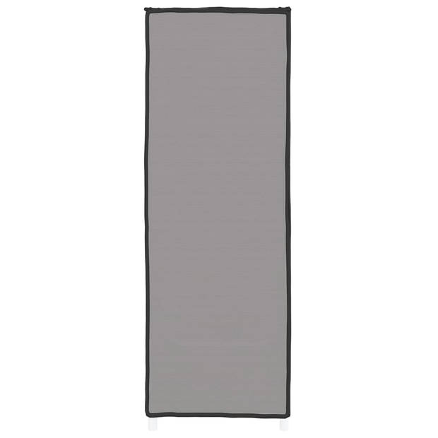 The Living Store Schoenenkast 5-laags - 60 x 28 x 90 cm - Grijs - Nonwoven stof en staal