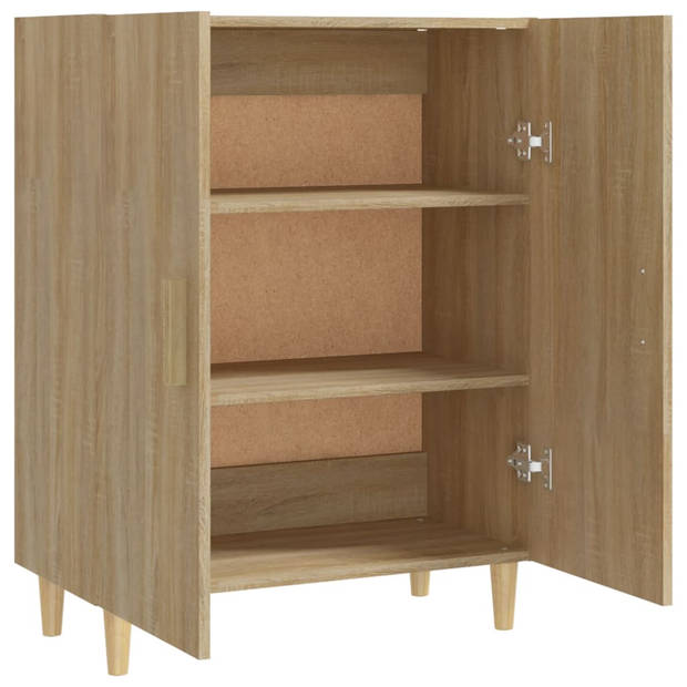 vidaXL Dressoir 70x34x90 cm bewerkt hout sonoma eikenkleurig