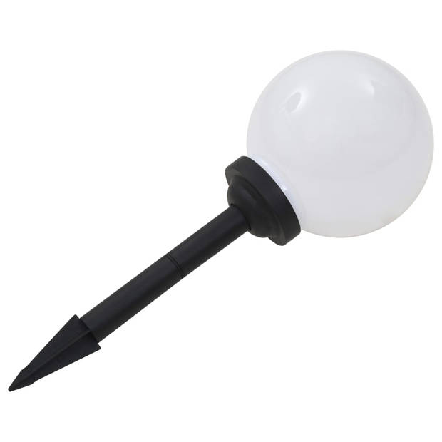 vidaXL LED-solarlampen rond 20 cm RGB 3 st