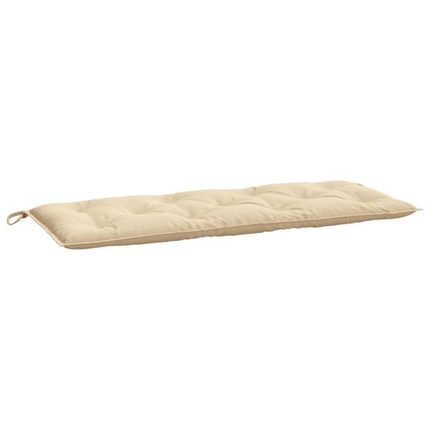 vidaXL Tuinbankkussen 120x(50+50)x7 cm oxford stof beige