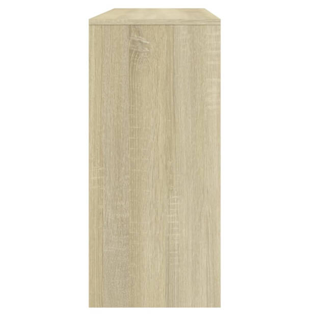 vidaXL Wandtafel 100x35x76,5 cm bewerkt hout sonoma eikenkleurig