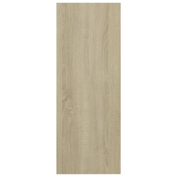 vidaXL Wandtafel 105x30x80 cm bewerkt hout sonoma eikenkleurig
