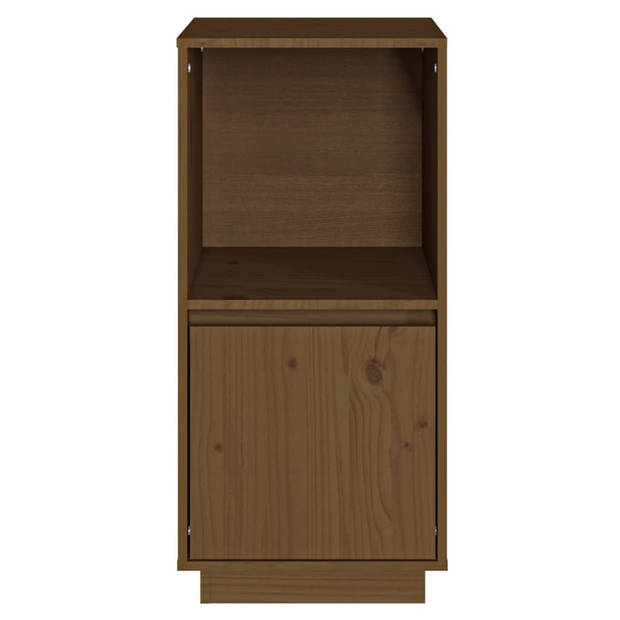 The Living Store Dressoir Massief Grenenhout - 38 x 35 x 80 cm - Honingbruin