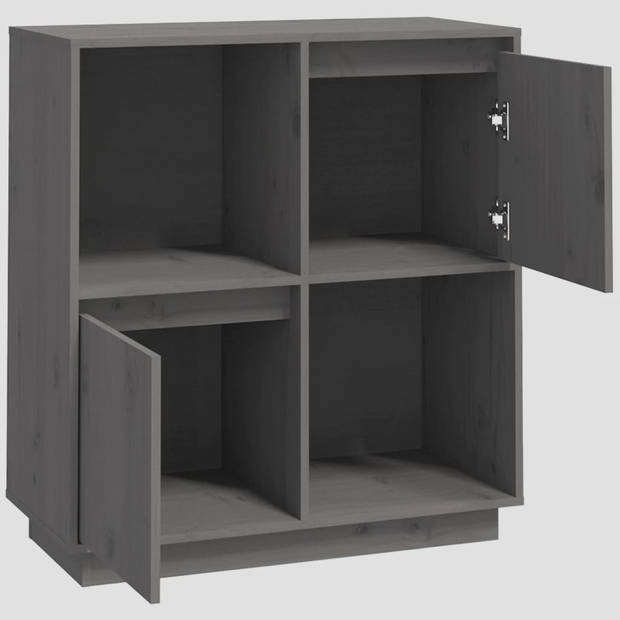 The Living Store Dressoir - Meubelen - 74 x 35 x 80 cm - Massief grenenhout