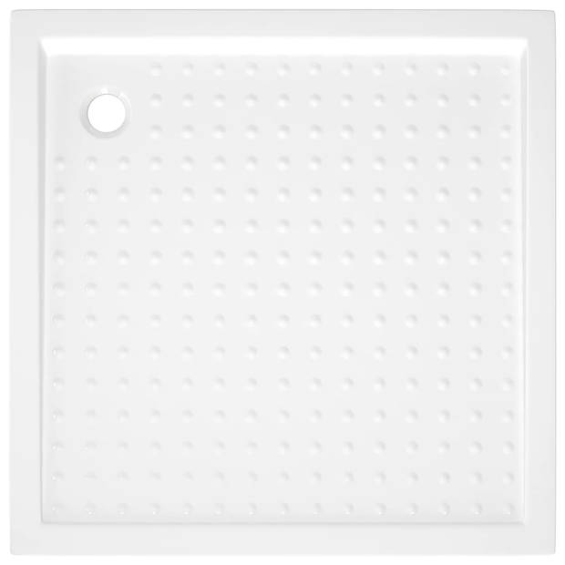 vidaXL Douchebak met noppen 90x90x4 cm ABS wit