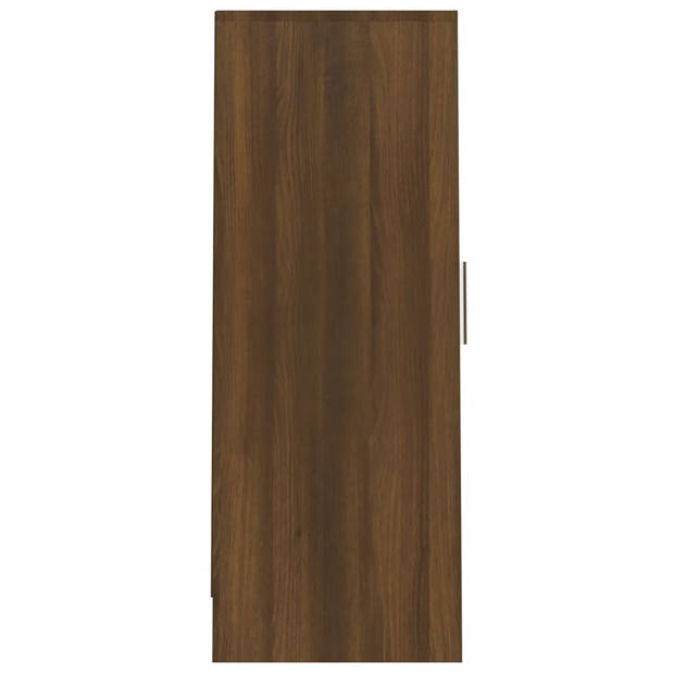 vidaXL Schoenenkast 32x35x92 cm bewerkt hout bruineikenkleurig
