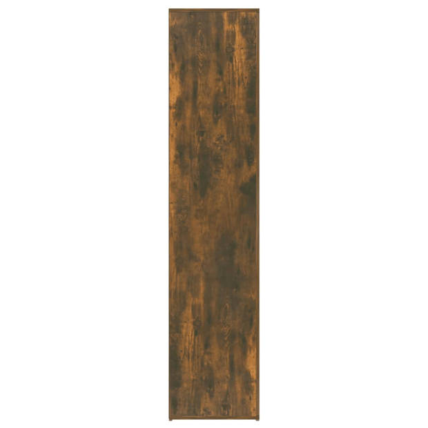 vidaXL Schoenenkast 80x39x178 cm bewerkt hout gerookt eikenkleurig