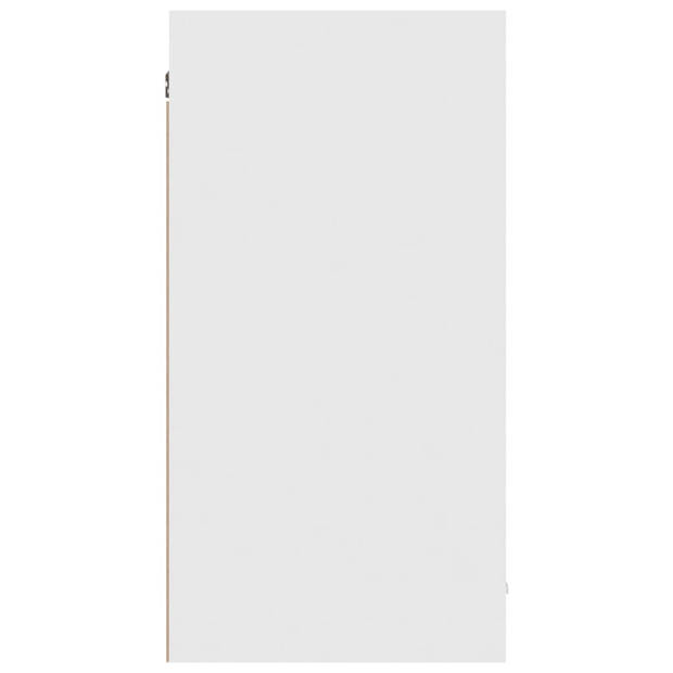 vidaXL Hangkast 80x31x60 cm bewerkt hout wit