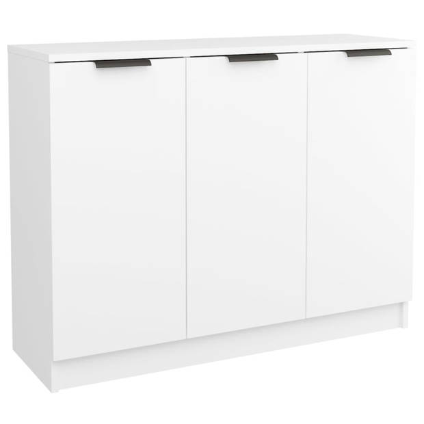 vidaXL Dressoir 90,5x30x70 cm bewerkt hout wit