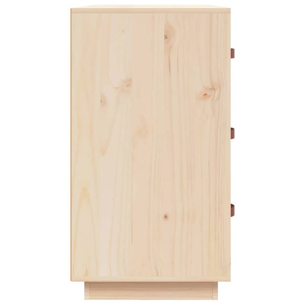 The Living Store Dressoir Grenenhout - 80 x 40 x 75 cm - Opbergruimte - Stevig blad