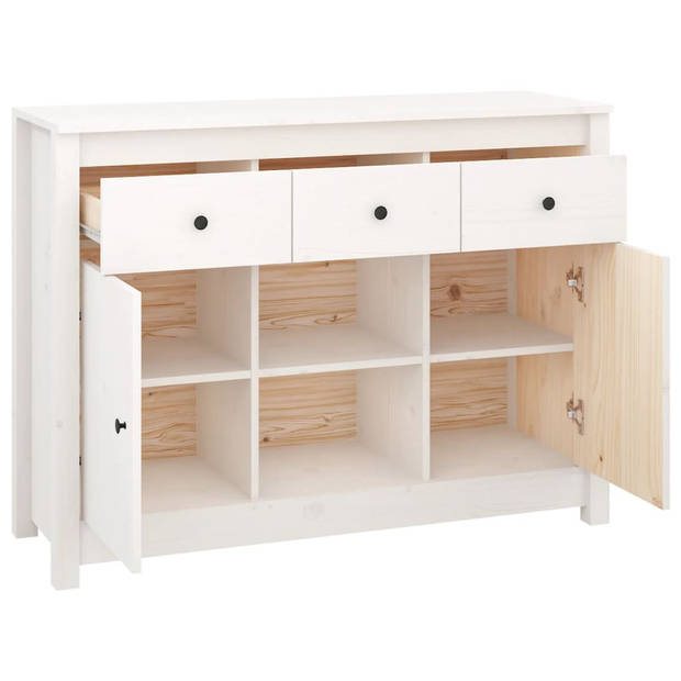 The Living Store Dressoir - Musthave - Meubelen - 100 x 35 x 74.5 cm - Massief grenenhout