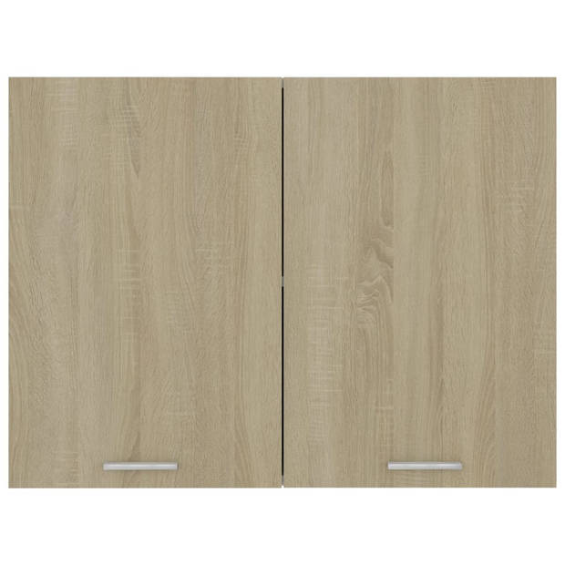 vidaXL Hangkast 80x31x60 cm bewerkt hout sonoma eikenkleurig