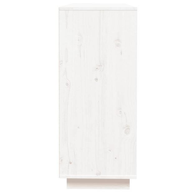 The Living Store Dressoir - Modern - Bijzetkast - 110.5 x 35 x 80 cm - Massief grenenhout