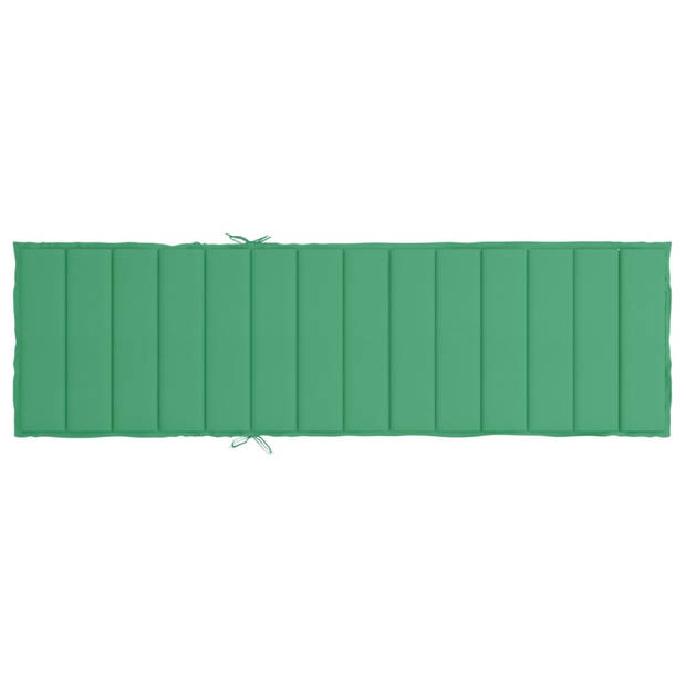 vidaXL Ligbedkussen 200x50x3cm oxford stof groen