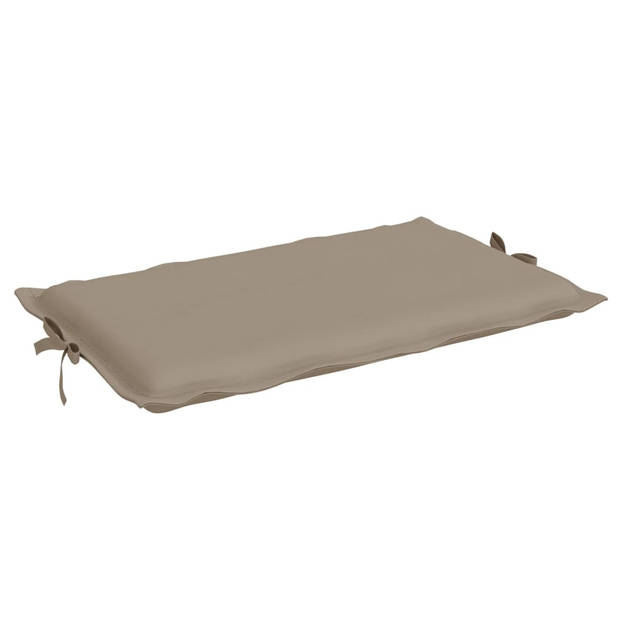 vidaXL Ligbedkussen 186x58x3 cm oxford stof taupe