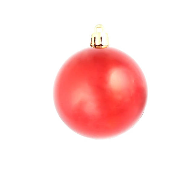 vidaXL 100-delige Kerstballenset 3/4/6 cm rood