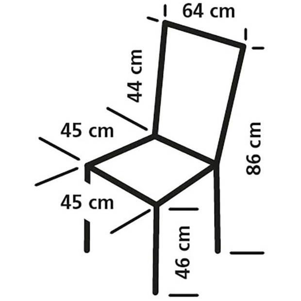 Eurotrail campingstoel Kampala 86 x 45 x 45 cm staal groen