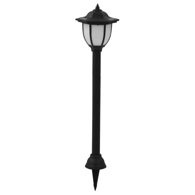 vidaXL Solarlampen 6 st LED zwart