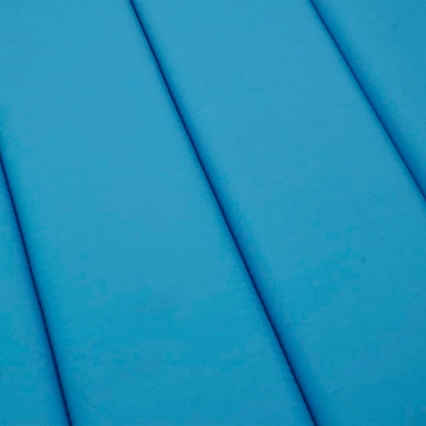 The Living Store Ligbedkussen - 200 x 70 x 3 cm - Oxford stof - Waterafstotend - Blauw
