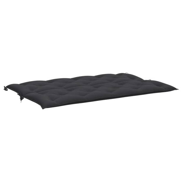 vidaXL Tuinbankkussen 150x(50+50)x7 cm oxford stof zwart