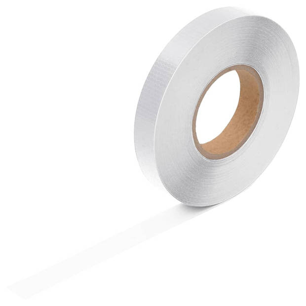 vidaXL Reflecterende tape 2,5 cm x 50 m PVC wit