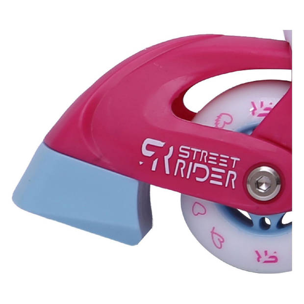 Street Rider Inlineskates verstelbaar maat 27-30 roze