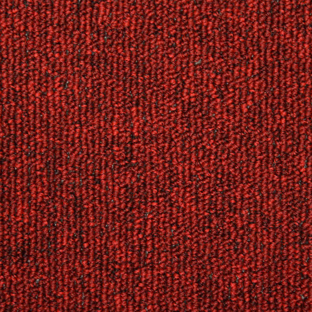 vidaXL Trapmatten 15 st 65x21x4 cm rood