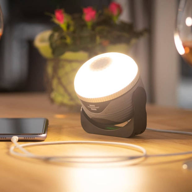 Brennenstuhl Spotlight OLI oplaadbaar met Bluetooth-speaker LED