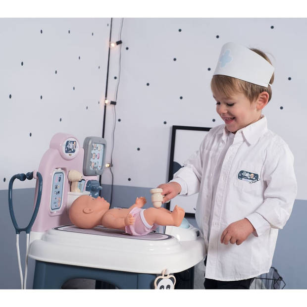 Smoby Speelset verzorgingscentrum voor babypop met accessoires