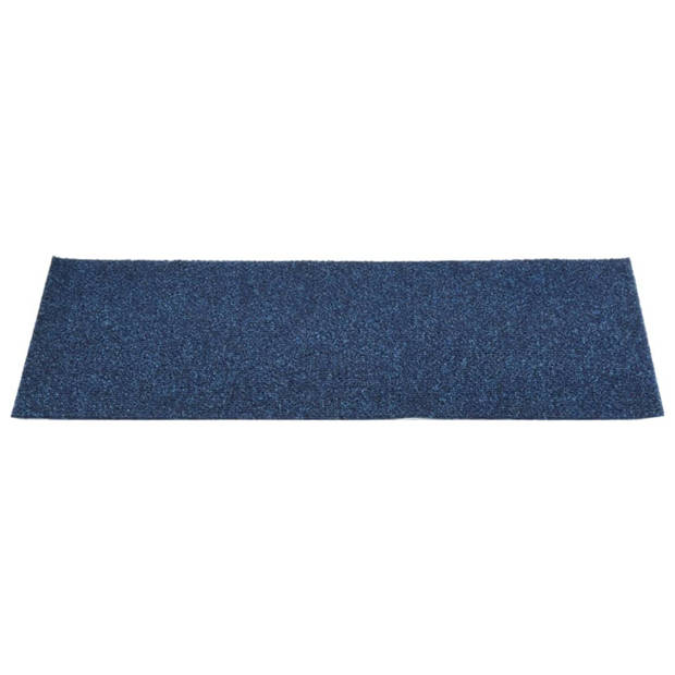 vidaXL 15 st Trapmatten zelfklevend rechthoekig 60x25 cm blauw