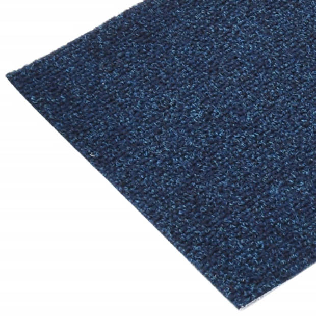 vidaXL 15 st Trapmatten zelfklevend rechthoekig 60x25 cm blauw