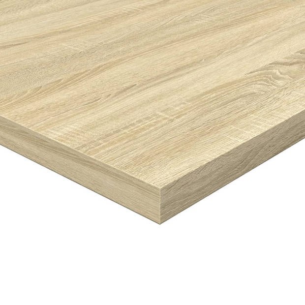 vidaXL Wandschappen 4 st 60x30x1,5 cm spaanplaat sonoma eikenkleurig