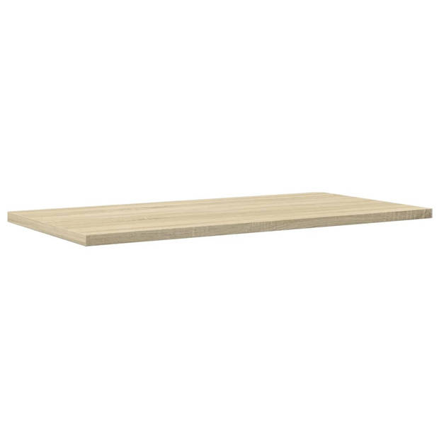 vidaXL Wandschappen 4 st 60x30x1,5 cm spaanplaat sonoma eikenkleurig