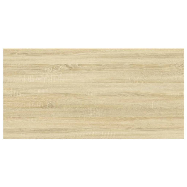 vidaXL Wandschappen 4 st 60x30x1,5 cm spaanplaat sonoma eikenkleurig