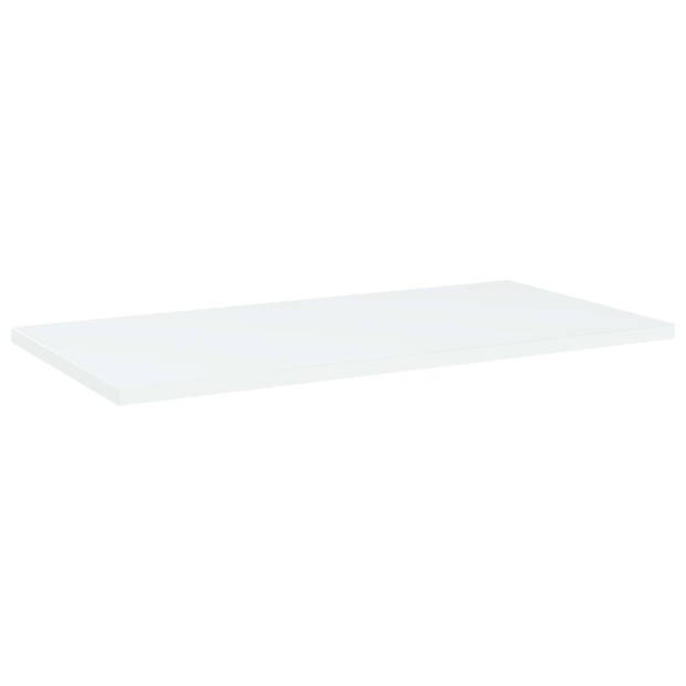 vidaXL Wandschappen 4 st 60x30x1,5 cm spaanplaat wit