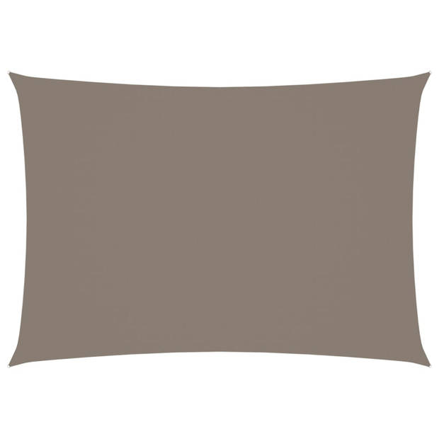 vidaXL Zonnescherm rechthoekig 2,5x4 m oxford stof taupe