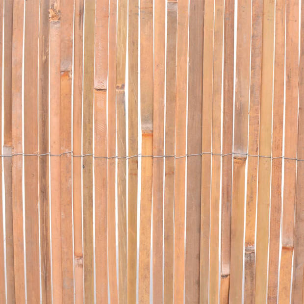 The Living Store Bamboe Omheining - Set van 2 - 100 x 400 cm - Hoogwaardig