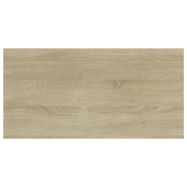 vidaXL Wandschappen 4 st 40x20x1,5 cm bewerkt hout sonoma eikenkleurig